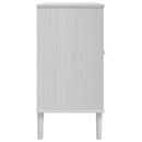 vidaXL SENJA fehér rattanhatású tálalószekrény 112 x 40 x 80 cm