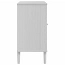 vidaXL SENJA fehér rattanhatású tálalószekrény 80 x 40 x 80 cm