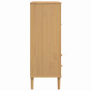 vidaXL SENJA barna rattanhatású magasszekrény 90 x 40 x 112 cm