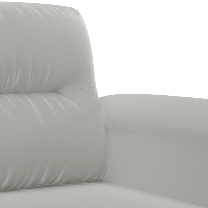 vidaXL világosszürke mikroszálas szövet kanapéfotel 60 cm
