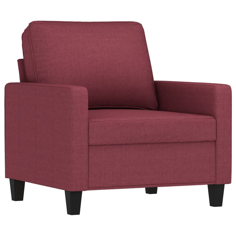 vidaXL bordó szövet kanapéfotel 60 cm