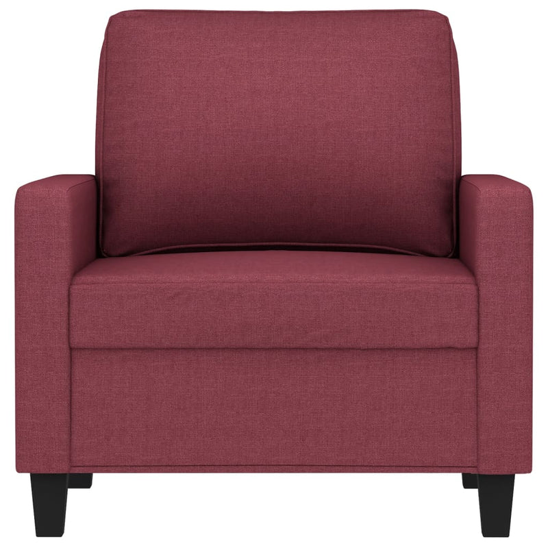 vidaXL bordó szövet kanapéfotel 60 cm