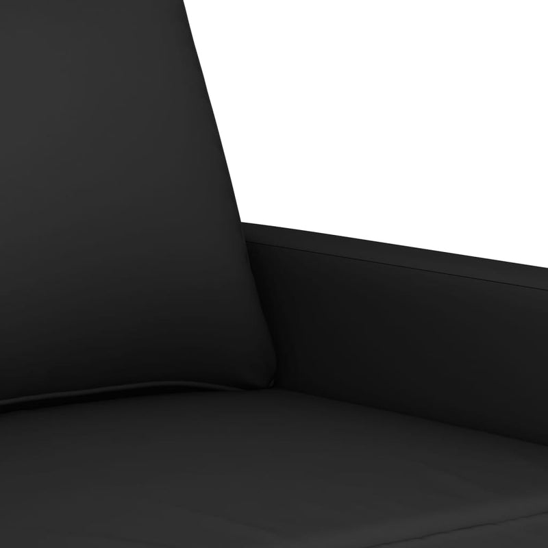 vidaXL 3 személyes fekete bársony kanapé 180 cm