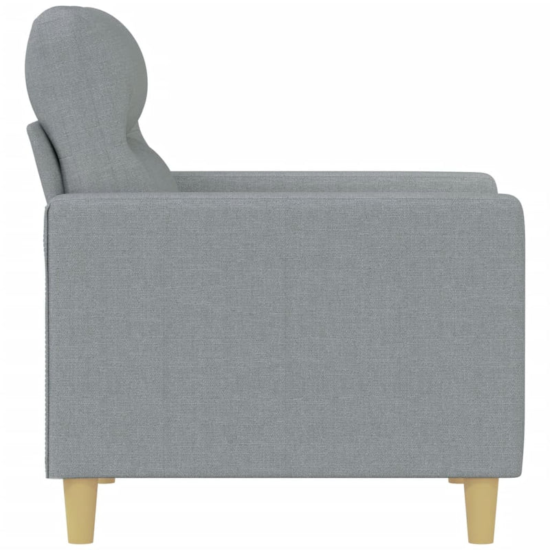 vidaXL világosszürke szövet kanapéfotel 60 cm