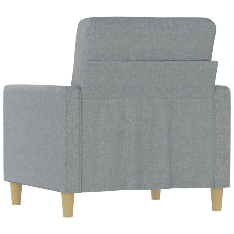 vidaXL világosszürke szövet kanapéfotel 60 cm