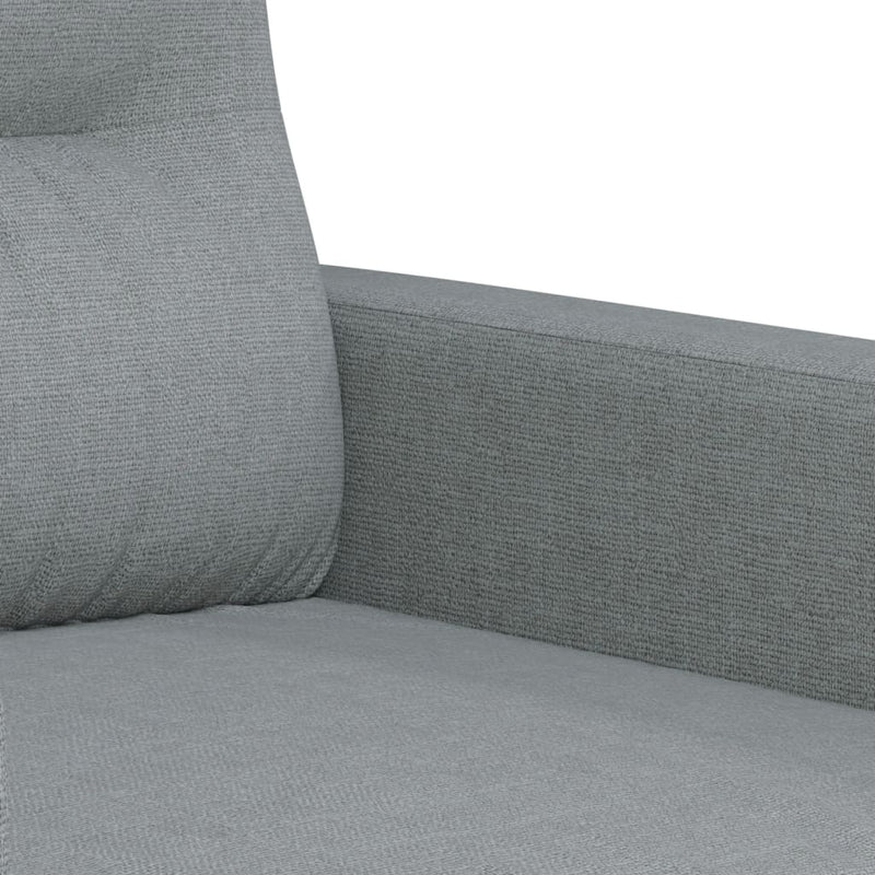 vidaXL világosszürke szövet kanapéfotel 60 cm