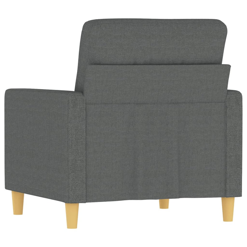 vidaXL sötétszürke szövet kanapéfotel 60 cm
