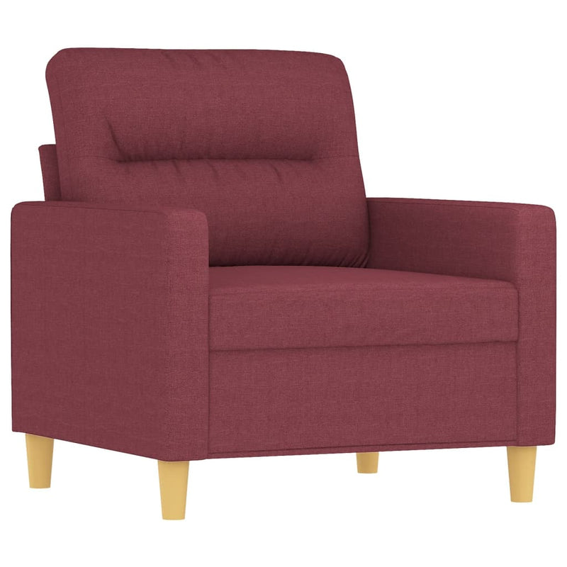 vidaXL bordó szövet kanapéfotel 60 cm
