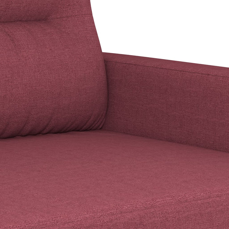 vidaXL bordó szövet kanapéfotel 60 cm