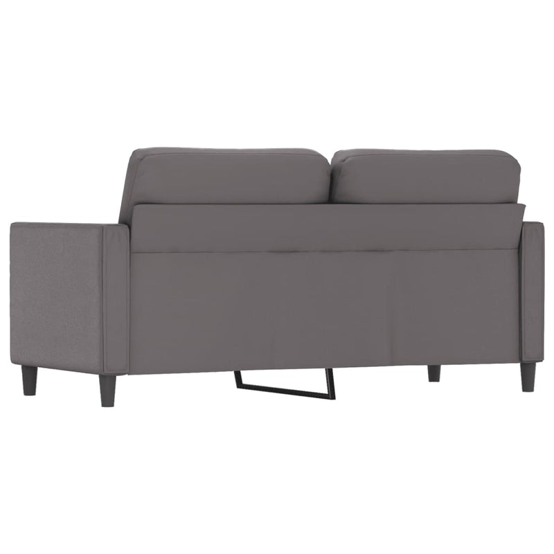 vidaXL 2 személyes szürke műbőr kanapé 140 cm