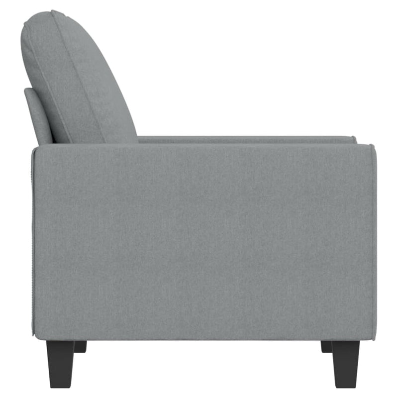 vidaXL világosszürke szövet kanapéfotel 60 cm