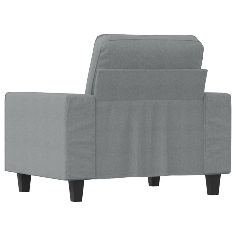 vidaXL világosszürke szövet kanapéfotel 60 cm
