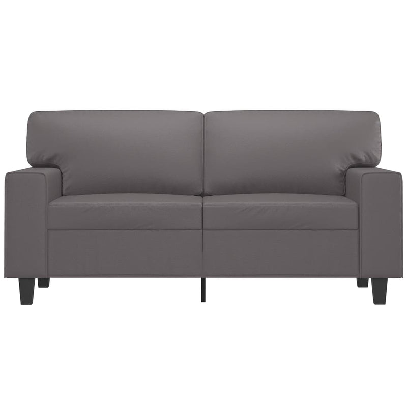 vidaXL 2 személyes szürke műbőr kanapé 120 cm