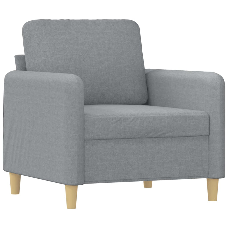 vidaXL világosszürke szövet kanapéfotel 60 cm