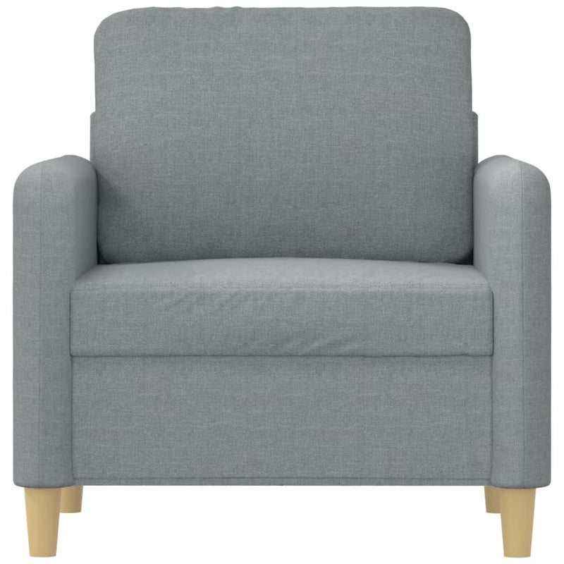 vidaXL világosszürke szövet kanapéfotel 60 cm