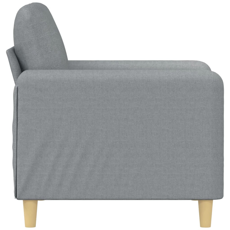 vidaXL világosszürke szövet kanapéfotel 60 cm