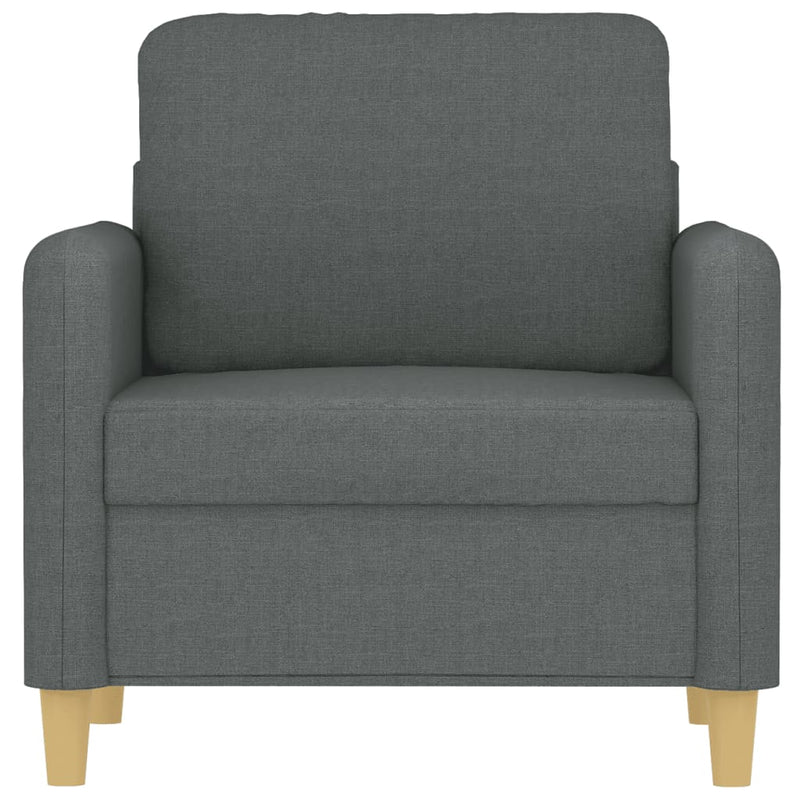vidaXL sötétszürke szövet kanapéfotel 60 cm