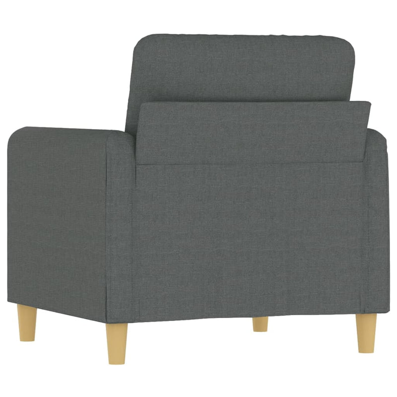 vidaXL sötétszürke szövet kanapéfotel 60 cm