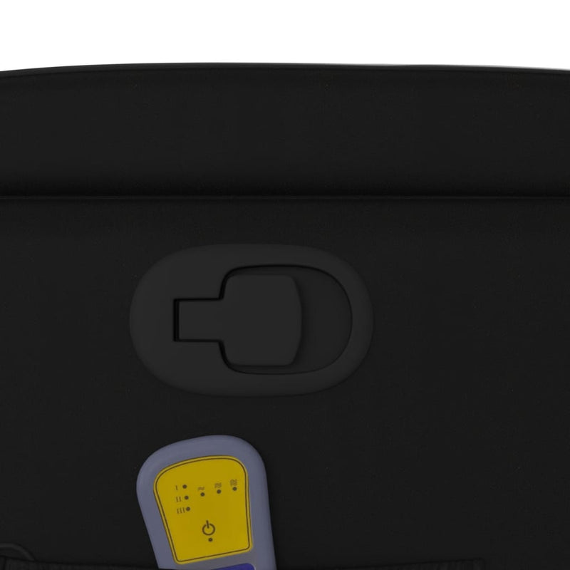 vidaXL fekete műbőr dönthető masszázs- és állófotel