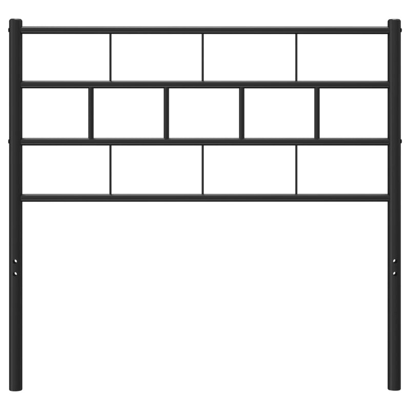 vidaXL fekete fém fejtámla 75 cm