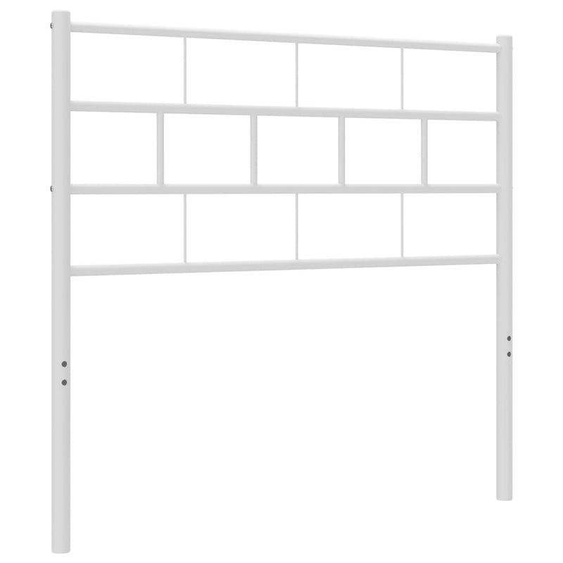 vidaXL fehér fém fejtámla 75 cm