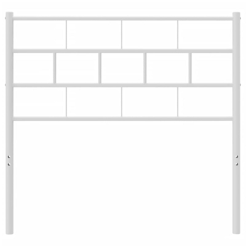 vidaXL fehér fém fejtámla 75 cm