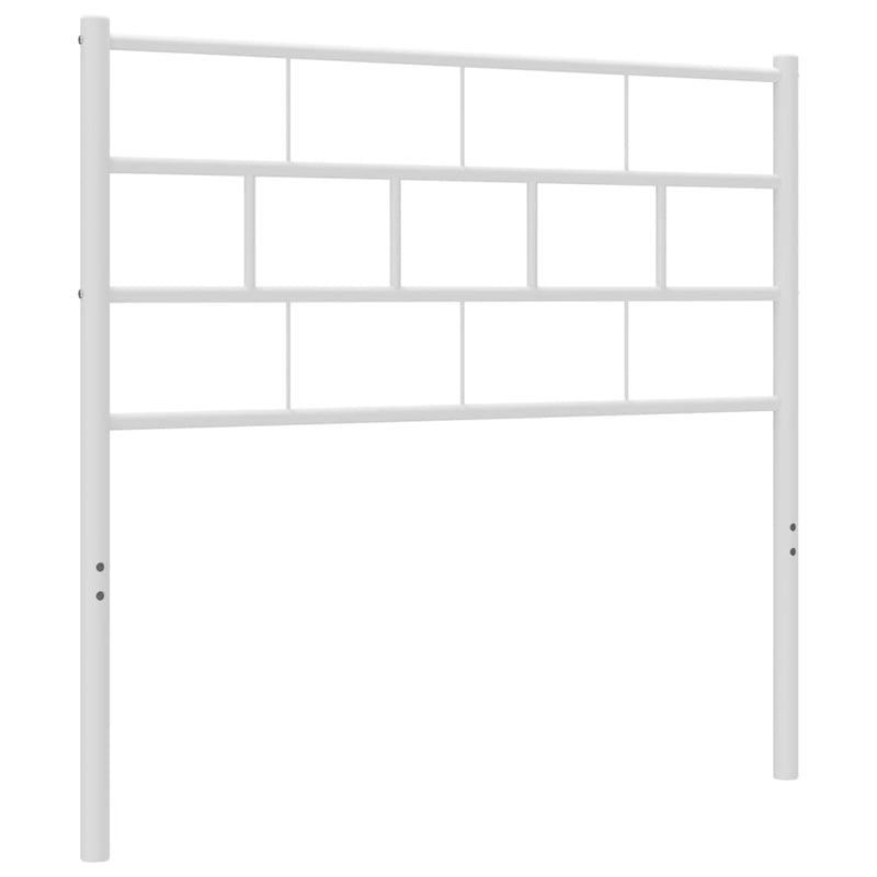 vidaXL fehér fém fejtámla 80 cm