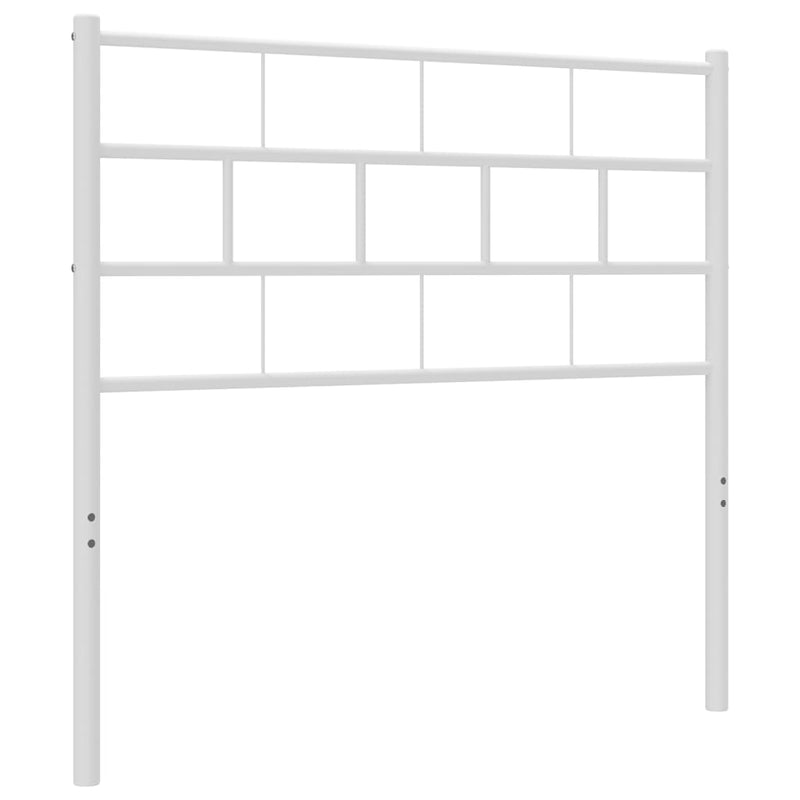vidaXL fehér fém fejtámla 107 cm