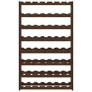 vidaXL barna tömör fenyőfa bortartó 56 palackhoz