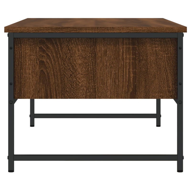 vidaXL barna tölgyszínű szerelt fa dohányzóasztal 101x49x39,5 cm