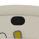 vidaXL krémszínű műbőr dönthető masszázsfotel