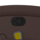 vidaXL barna műbőr dönthető masszázsfotel