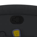 vidaXL fekete valódi bőr dönthető masszázsfotel