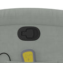 vidaXL világosszürke bársony dönthető masszázsfotel