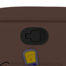 vidaXL barna műbőr dönthető masszázsfotel