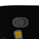 vidaXL fekete szövet dönthető masszázsfotel