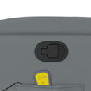 vidaXL szürke műbőr dönthető masszázsfotel