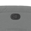 vidaXL világosszürke szövet dönthető fotel