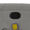 vidaXL világosszürke mikroszálas szövet dönthető masszázsfotel