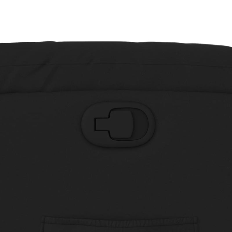 vidaXL fekete műbőr dönthető fotel