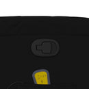 vidaXL fekete szövet dönthető masszázsfotel