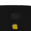 vidaXL fekete szövet dönthető masszázsfotel