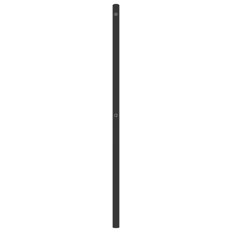 vidaXL fekete fém fejtámla 193 cm