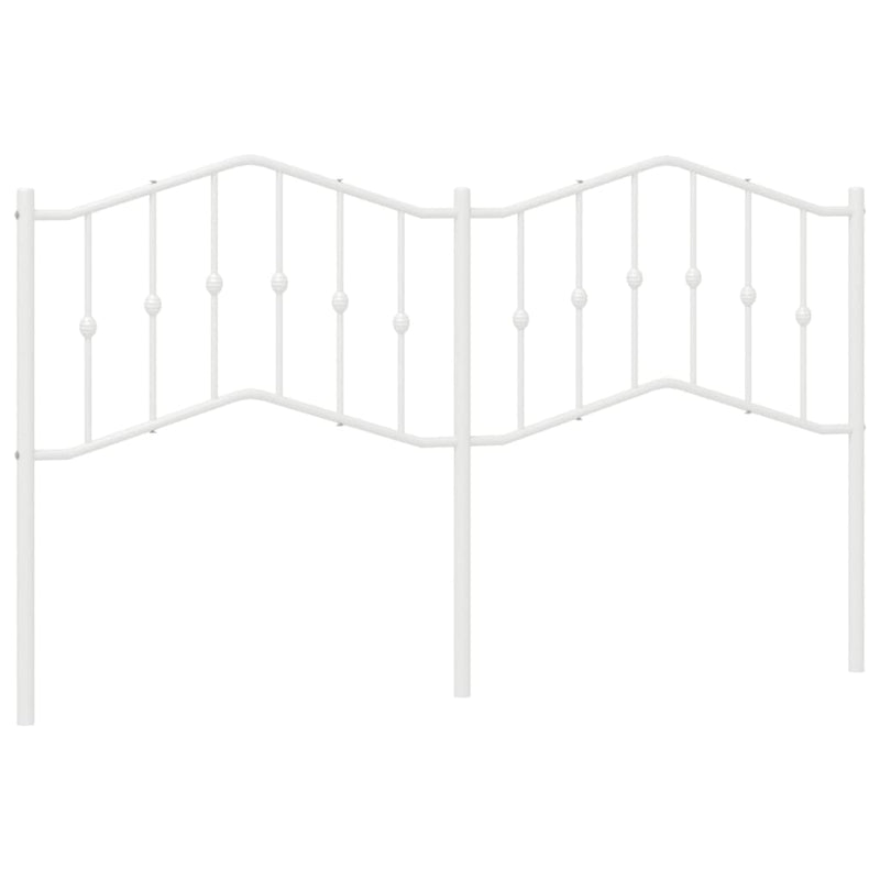 vidaXL fehér fém fejtámla 160 cm