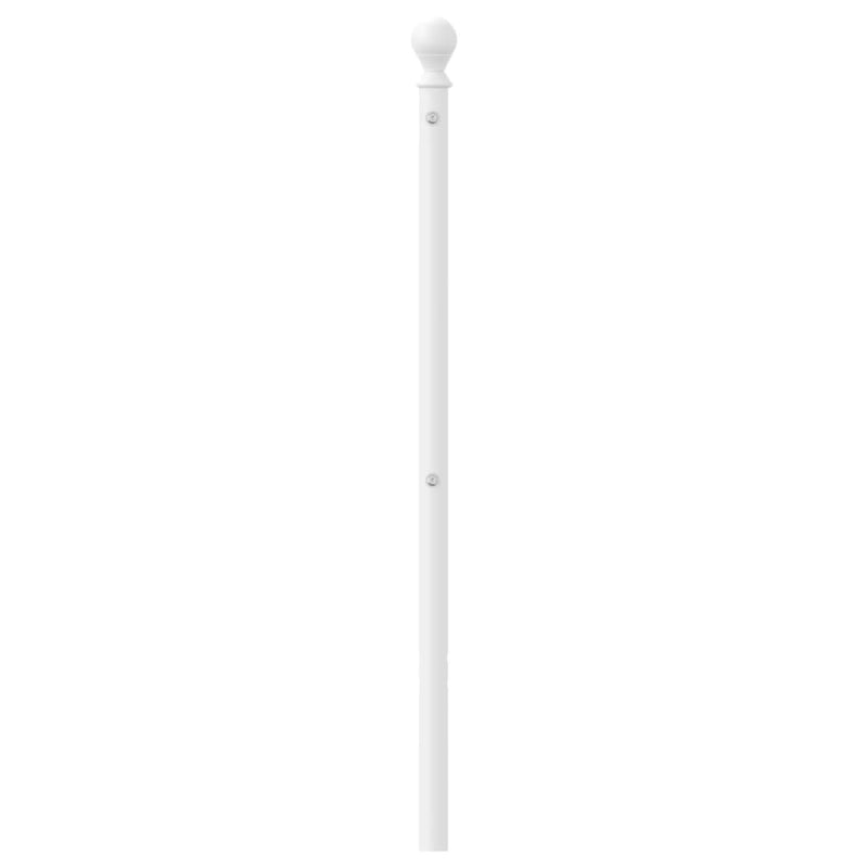 vidaXL fehér fém fejtámla 75 cm