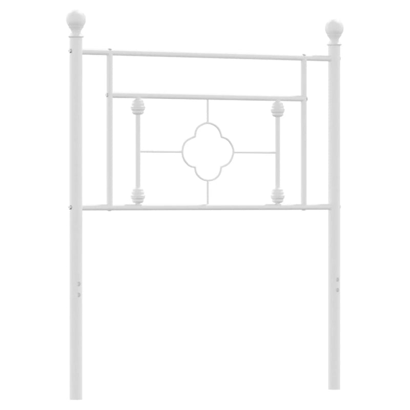 vidaXL fehér fém fejtámla 75 cm