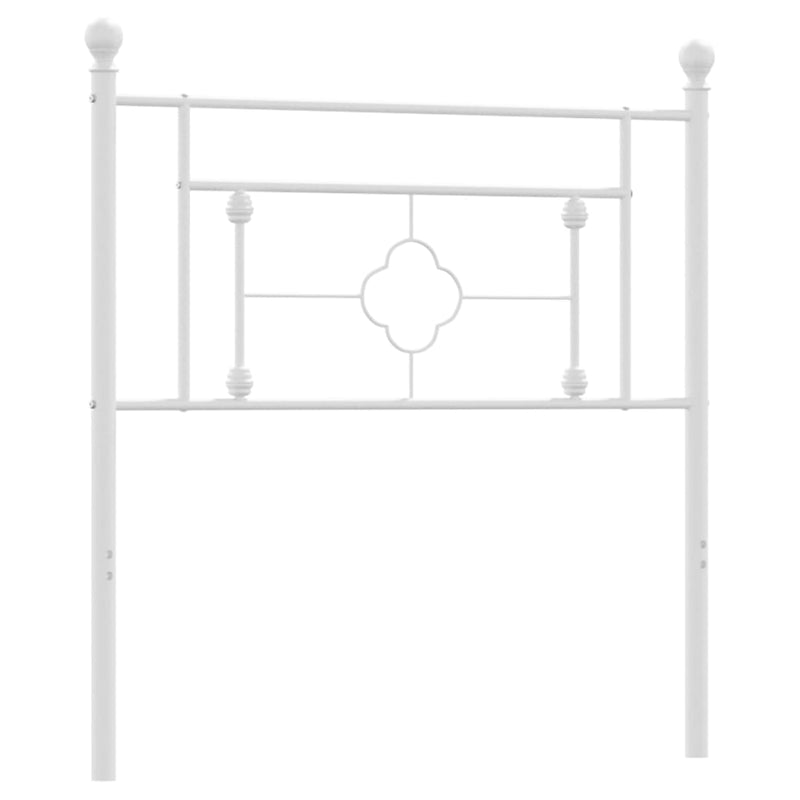 vidaXL fehér fém fejtámla 100 cm
