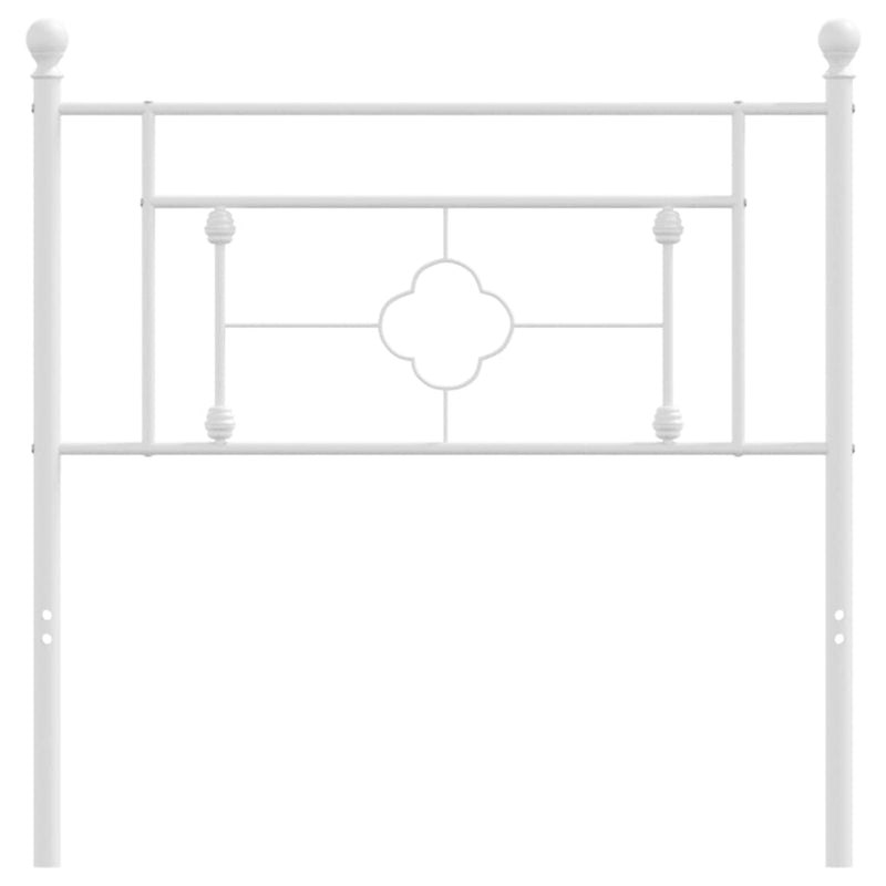 vidaXL fehér fém fejtámla 100 cm