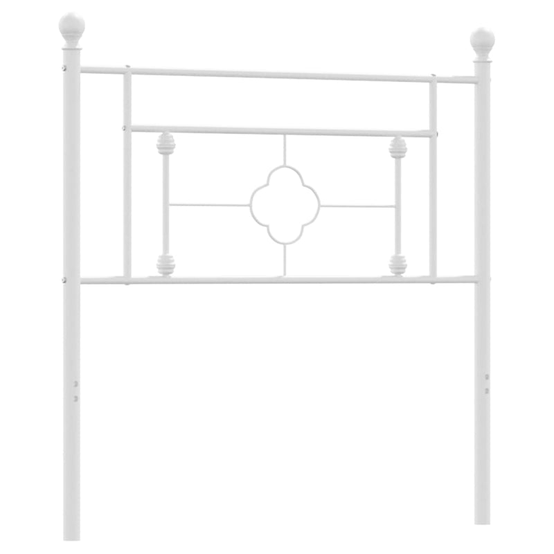 vidaXL fehér fém fejtámla 100 cm