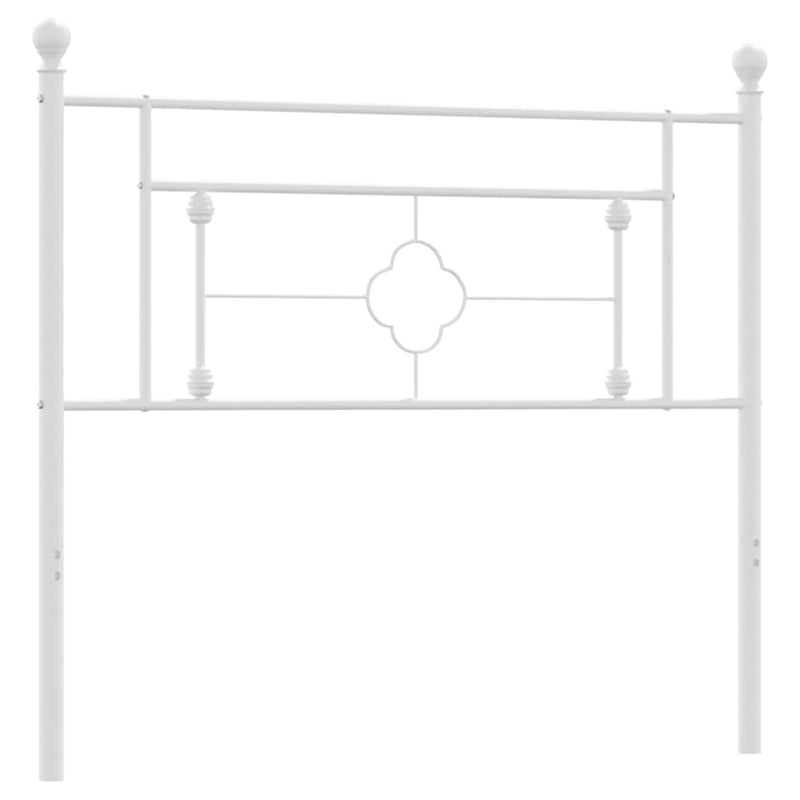 vidaXL fehér fém fejtámla 107 cm